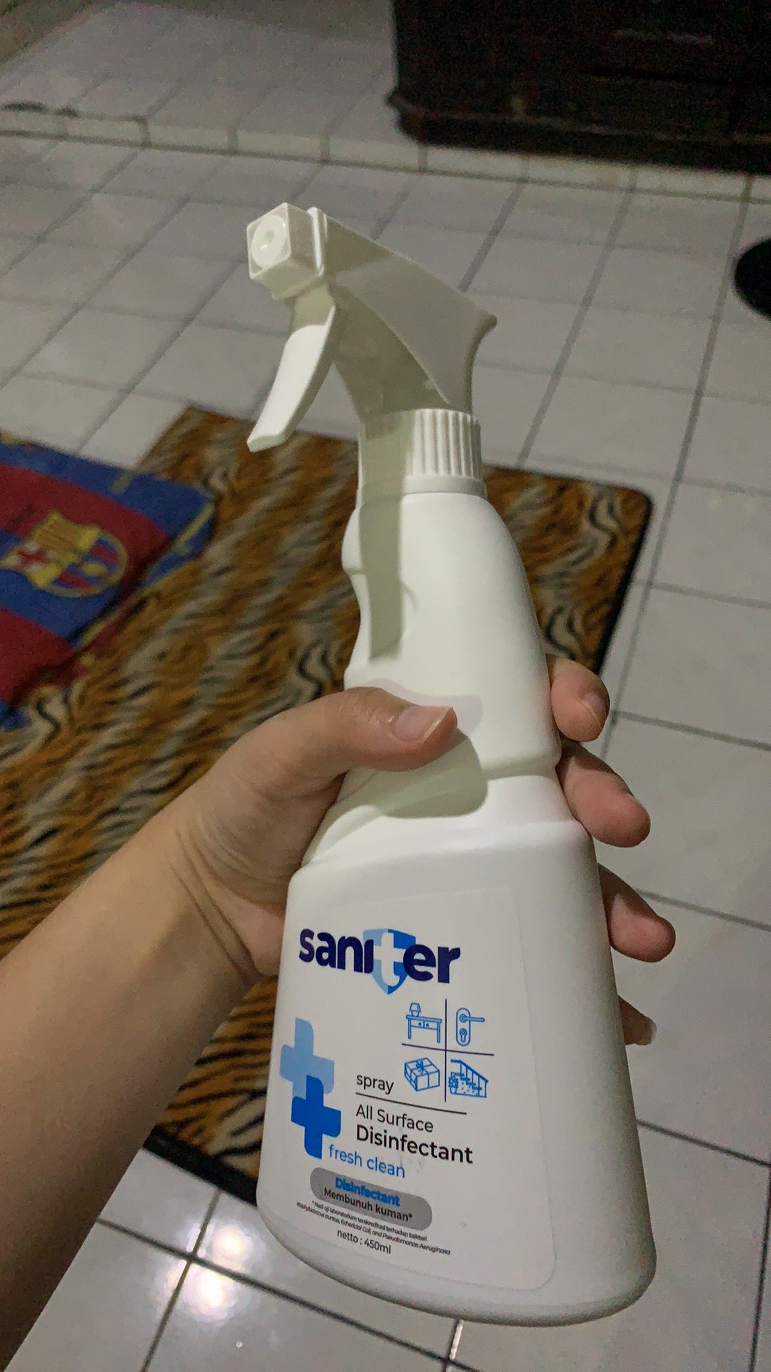 Saniter Spray All Surface Disinsfectant 450ml