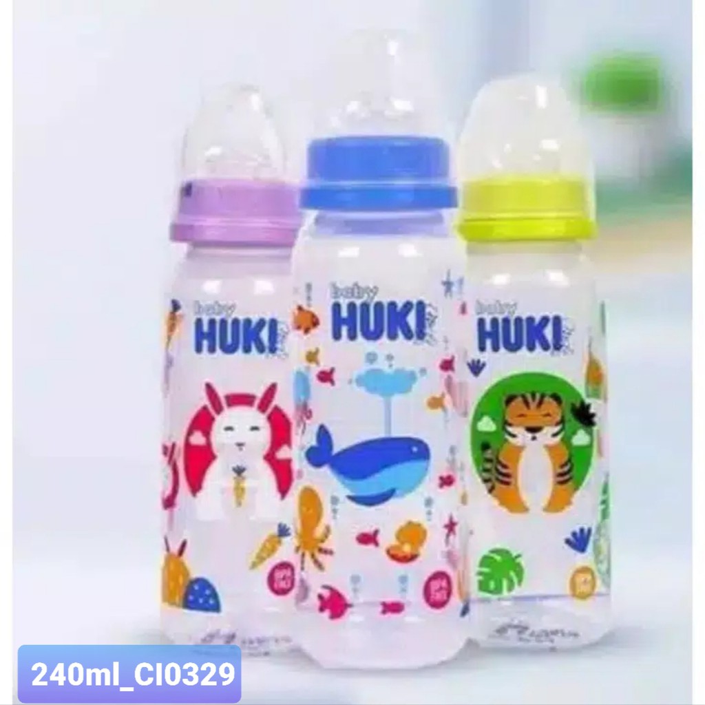 Baby Huki Botol PP SP Round 240ml - CI0329