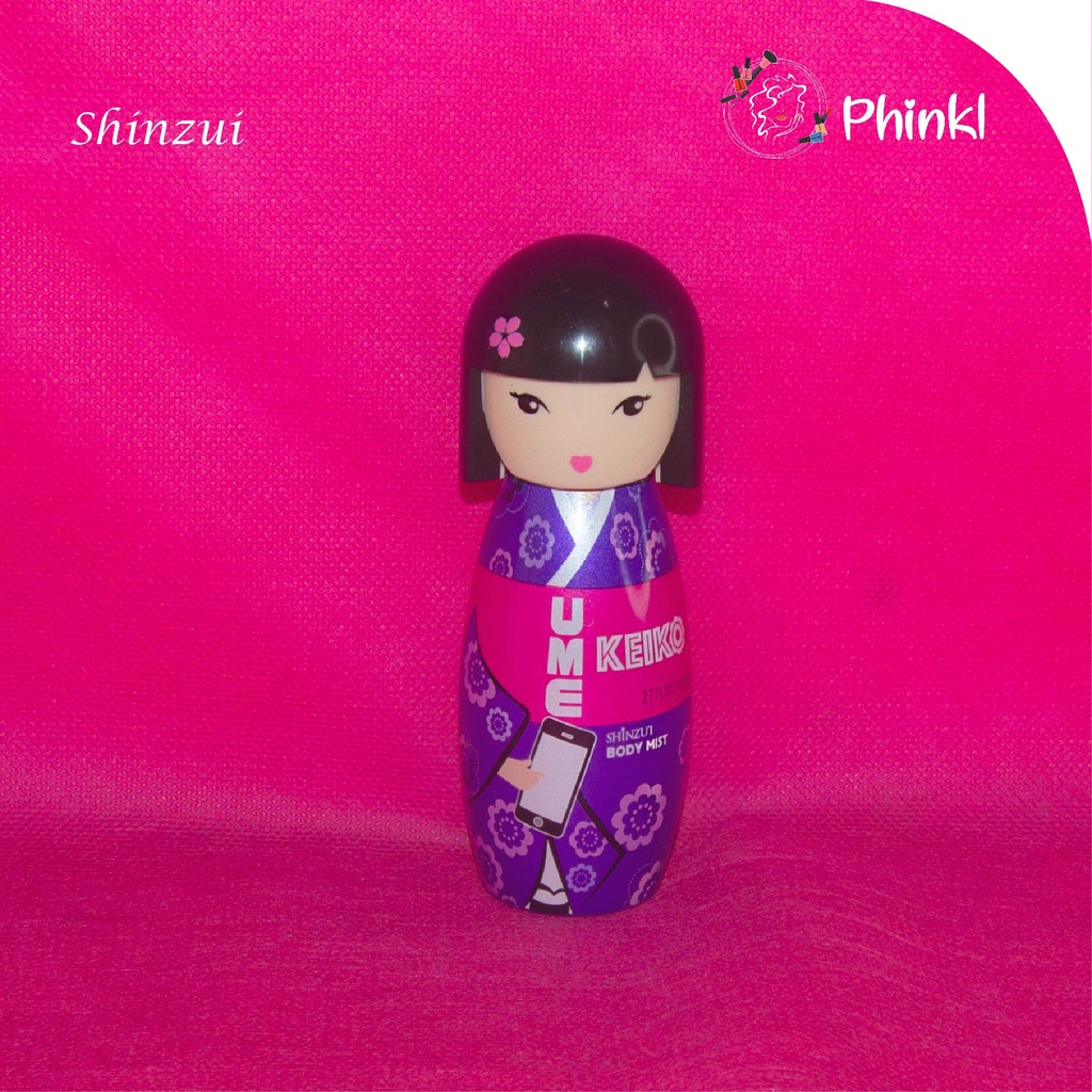 `ღ´ PHINKL `ღ´ SHINZUI UME Bodymist kokeshi body mist parfum imut jepang boneka