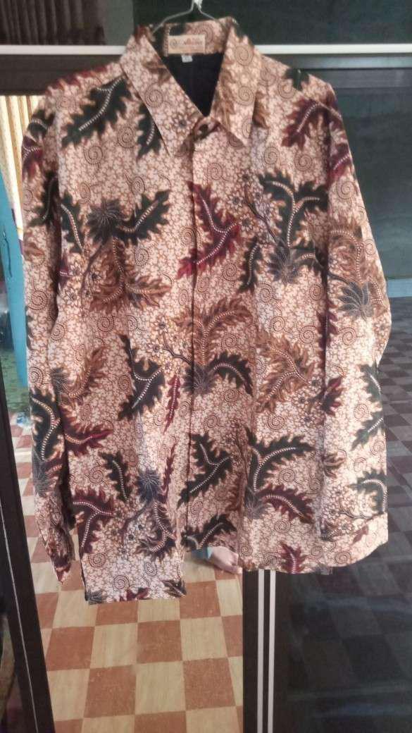 Baju Batik Pria Lengan Panjang Modern Kemeja Batik Pria Slim Fit Baju Batik  Pria Premium Ads 027