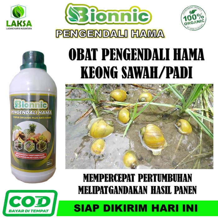 BIONNIC 500 ML Obat Pengendali Hama Keong sawah - Obat Semprot Pembasmi Hama Keong Mas Paling Ampuh 