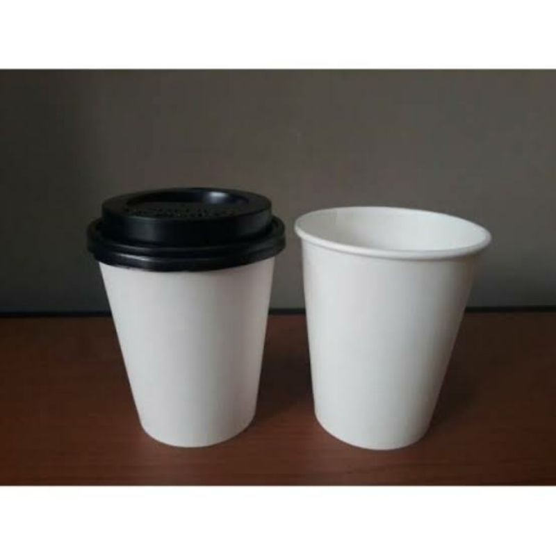 Cup paper 8oz hot dan tutup