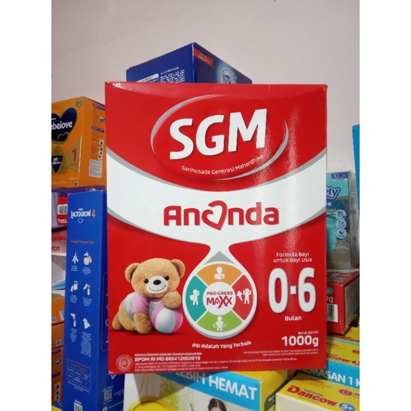 SGM Ananda 1000gr Susu Bayi 0-6 Bulan