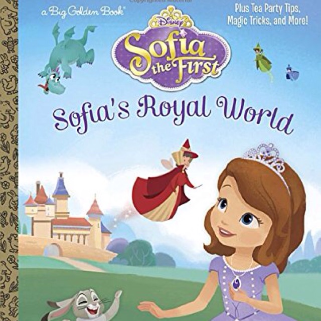 Buku Impor Anak Sofia's Royal World (Disney Junior: Sofia the First)(Big Golden Book) Original Murah