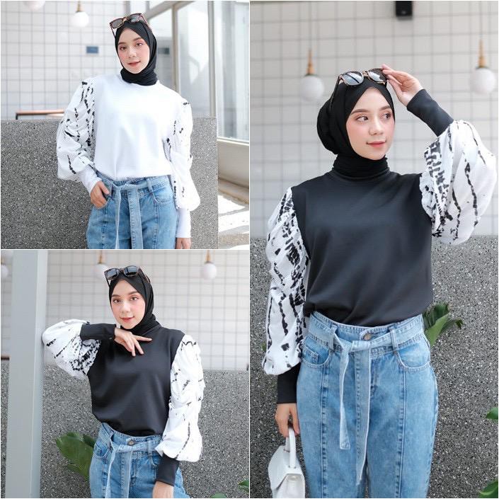 1KG MUAT 5PCS | VERISA BASIC BLOUSE BALON TIEDYE FASHION HITS OOTD SELEBGRAM FASHION WANITA