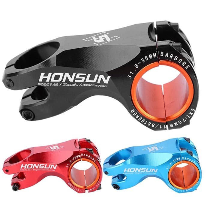 Honsun Bicycle Stem Sepeda XC DH AM 31.835 mm 17 Derajat