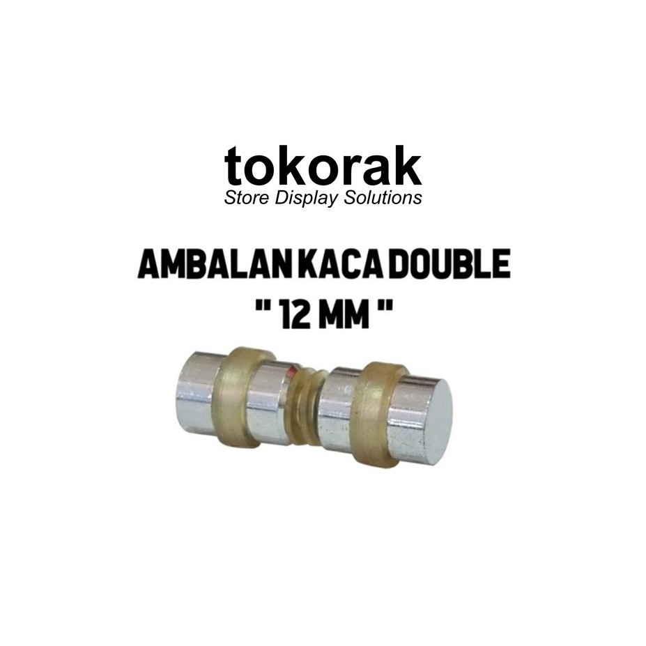 AMBALAN KACA DOUBLE 12 MM TATAKAN RAK