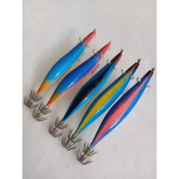 Udang kayu UMPAN PANCING CUMI/egi handmade