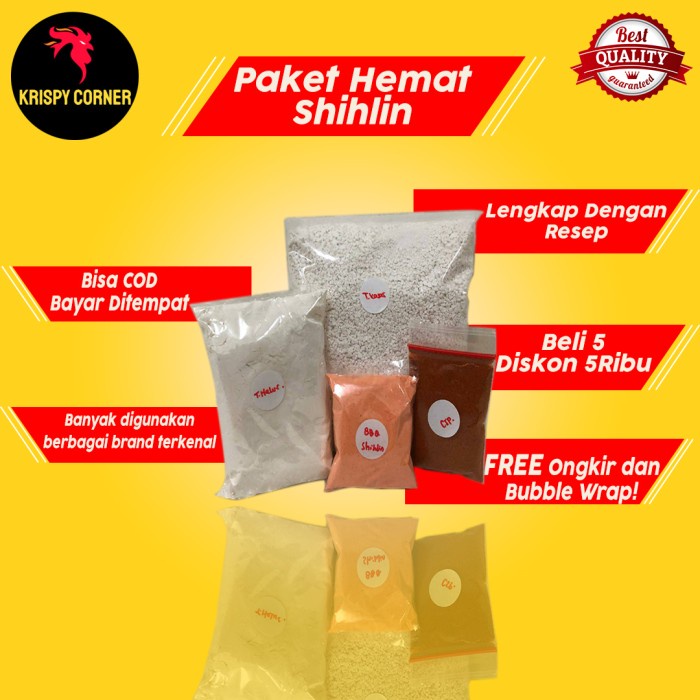 

TERBARU Paket Hemat Tepung Shihlin Ayam Goreng Taiwan ala Shilin Komplit JT09