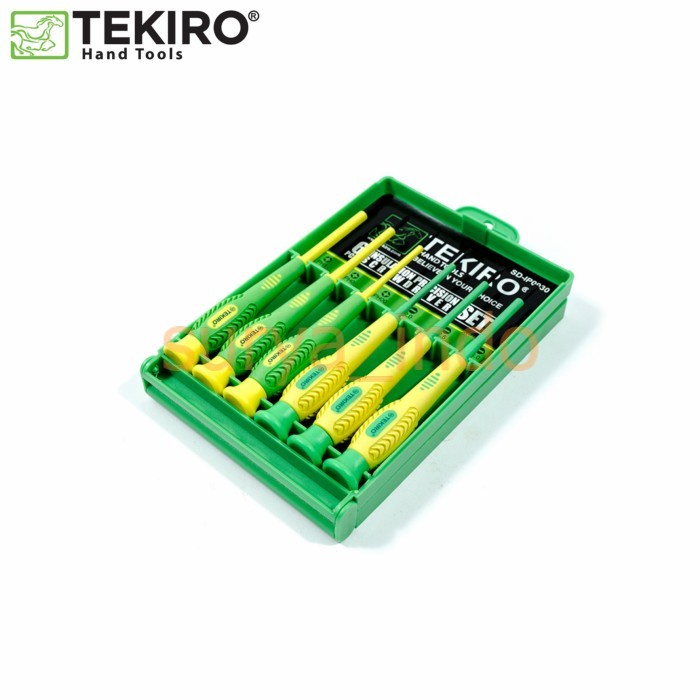 Obeng Jam Tekiro SD-IP0930 1 set 6pc Insulation Precision Screwdriver