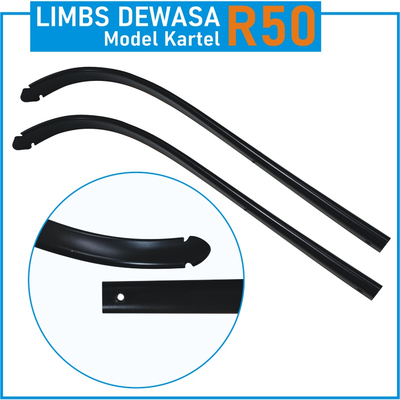 LIMB RECURVE R50 MODEL CARTEL