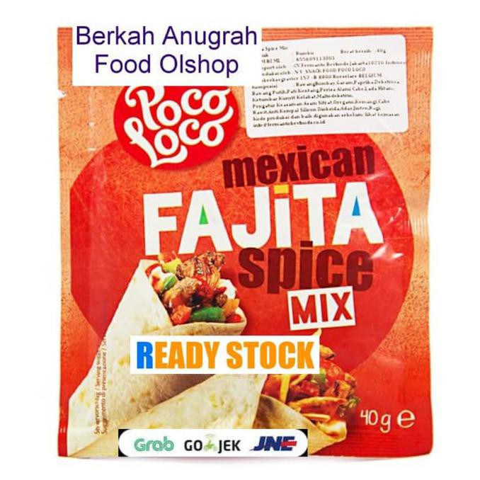 

POCO LOCO HOT TACO SPICE MIX BUMBU BUBUK TABUR MEXICO TACO IMPORT - FEJITAN