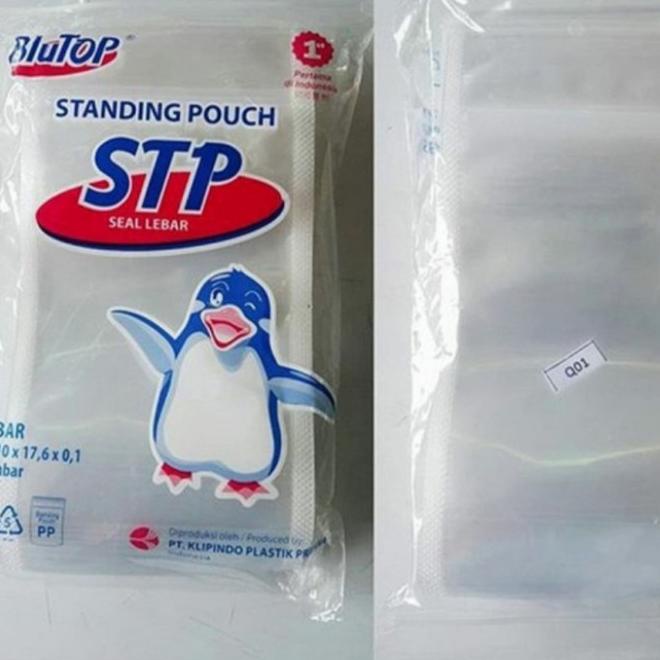 STANDING POUCH 10X17 / PLASTIK KLIP BERDITI - STP SEAL BIASA 10X17