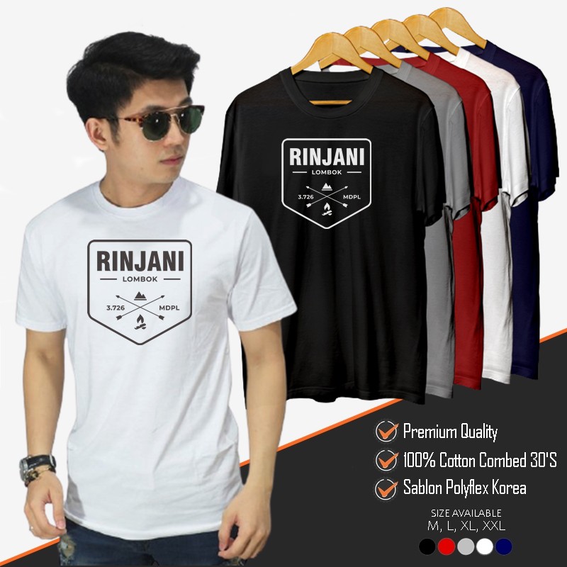 Baju Outdoor Kaos Pendaki Gunung Pria Premium Lengan Pendek Atasan Distro Original Ukuran M L XL XXL