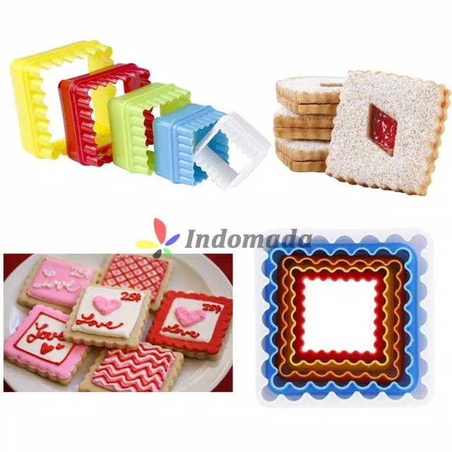 Cookies Cutter Ring Cutter | Biskuit Cutter Cetakan Bento Baking Tool Dekorasi Cetakan Kue Donat