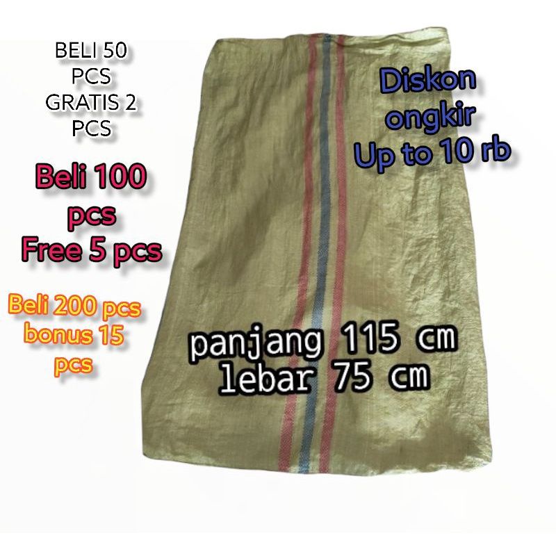 KARUNG PLASTIK UKURAN 75 X 115 CM