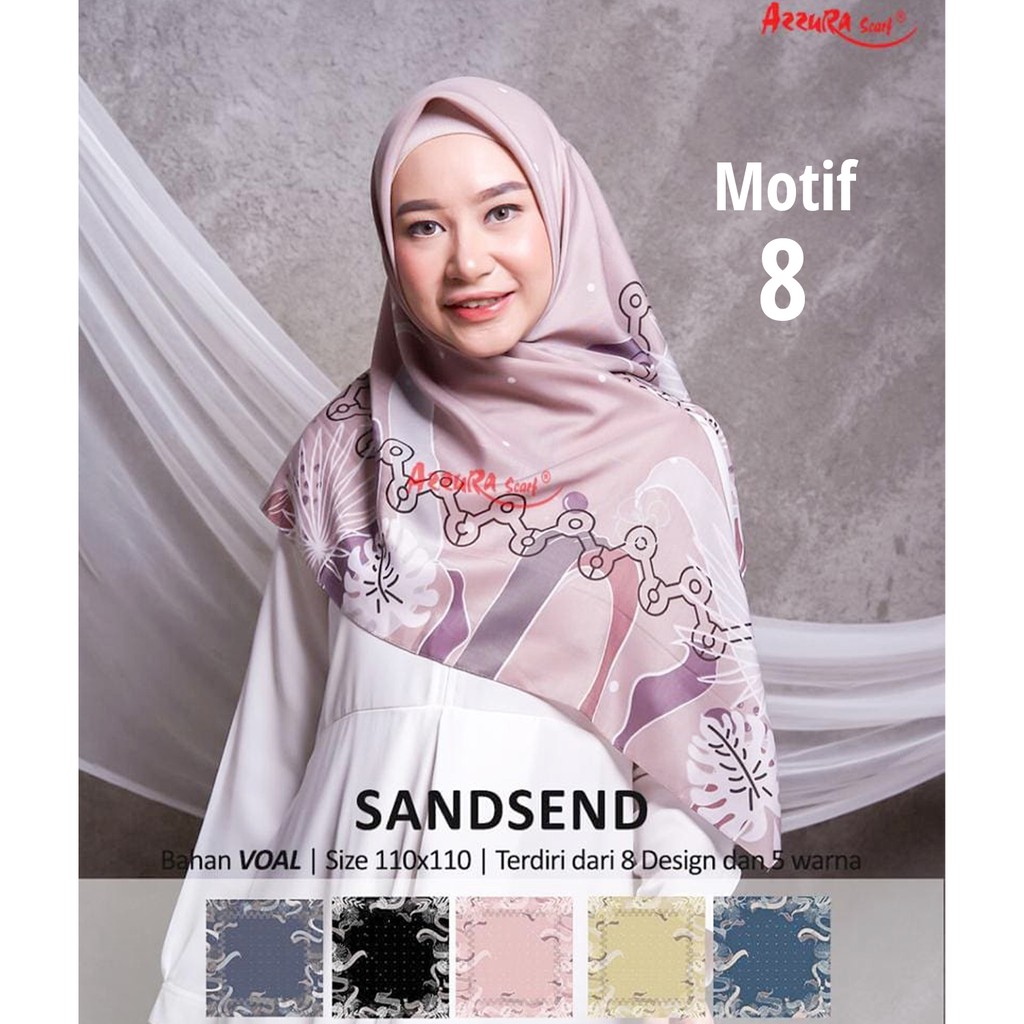 Segiempat Voal Sandsend by Azzura