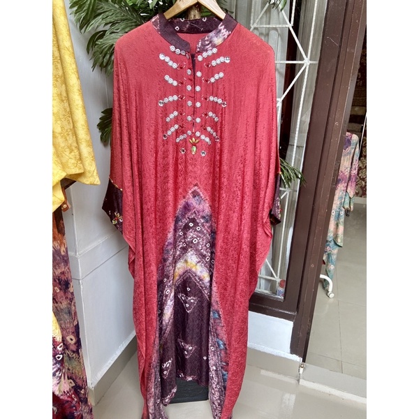 Kaftan Jumputan palembang