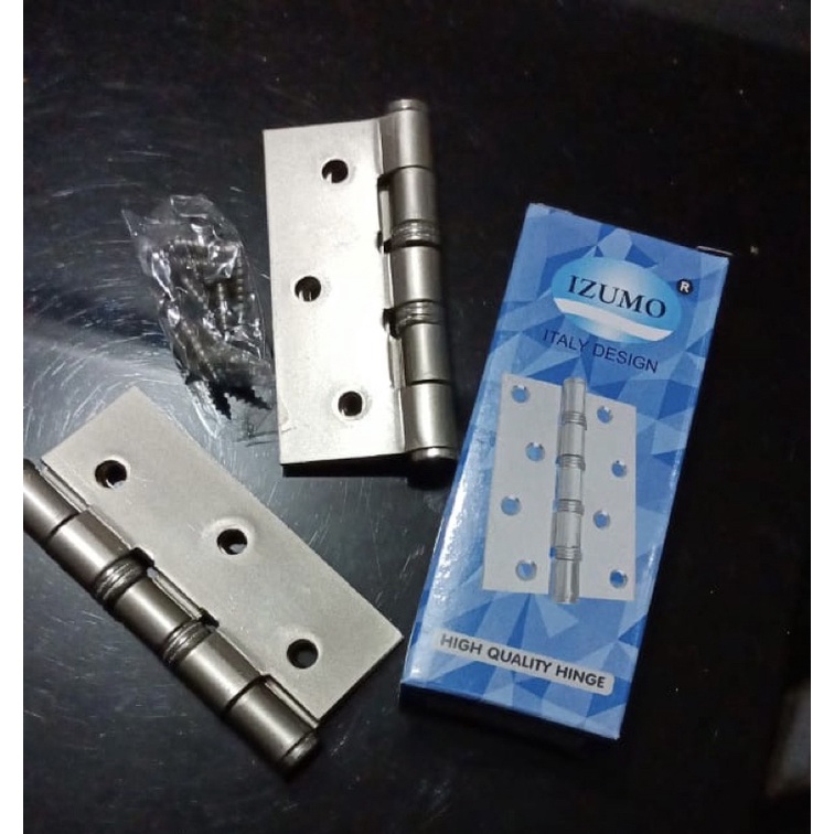 Engsel Pintu 4" (inch) Tebal 3mm IZUMO