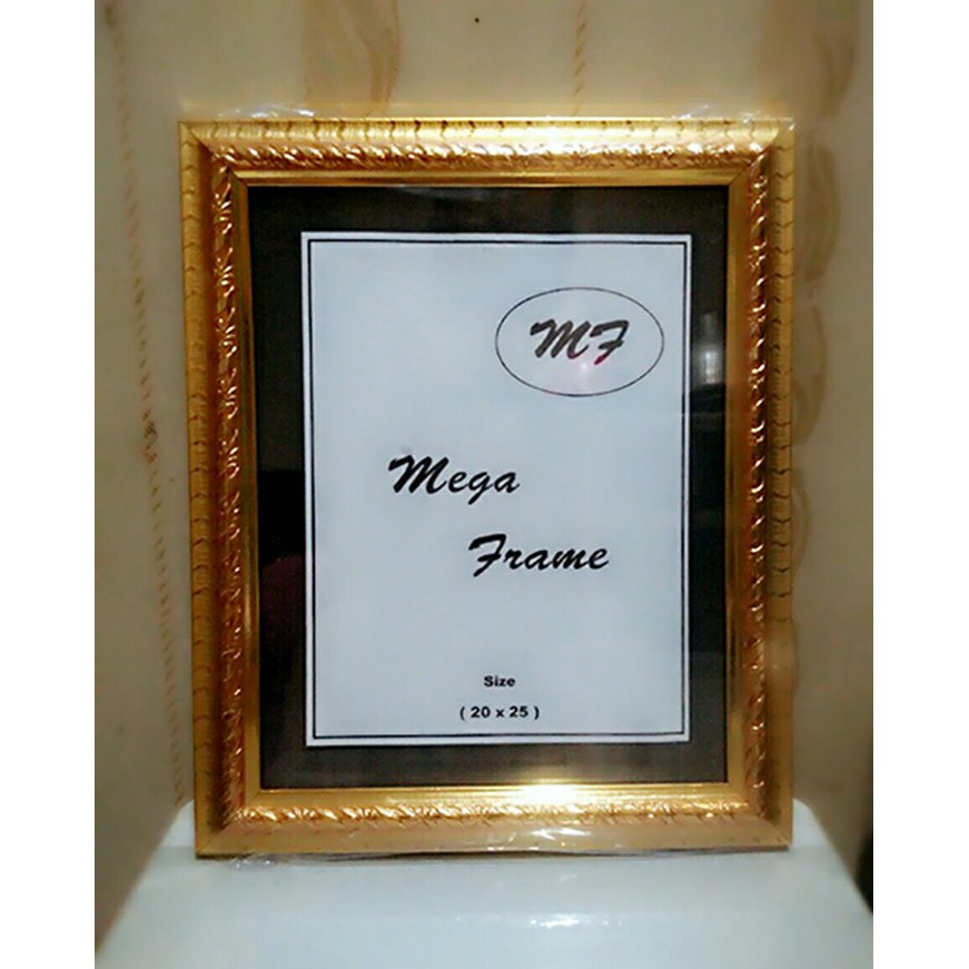 Frame Gambar Warna Gold