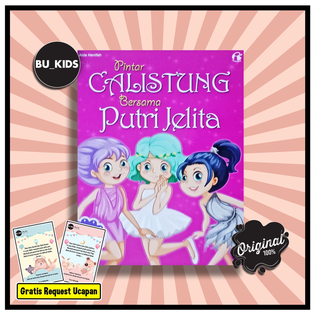 BUKU CALISTUNG - BUKU PINTAR CALISTUNG BERSAMA PUTRI JELITA