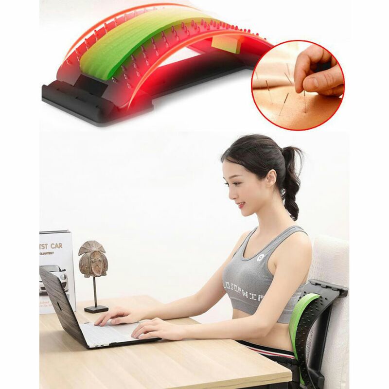 Sandaran Lumbar Spinal Stretching Support Terapi Sakit Pinggang Waist Relax Mate H00310