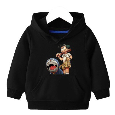 Sweater Zombie Doraemon Anak Hoodie Anak Fleece