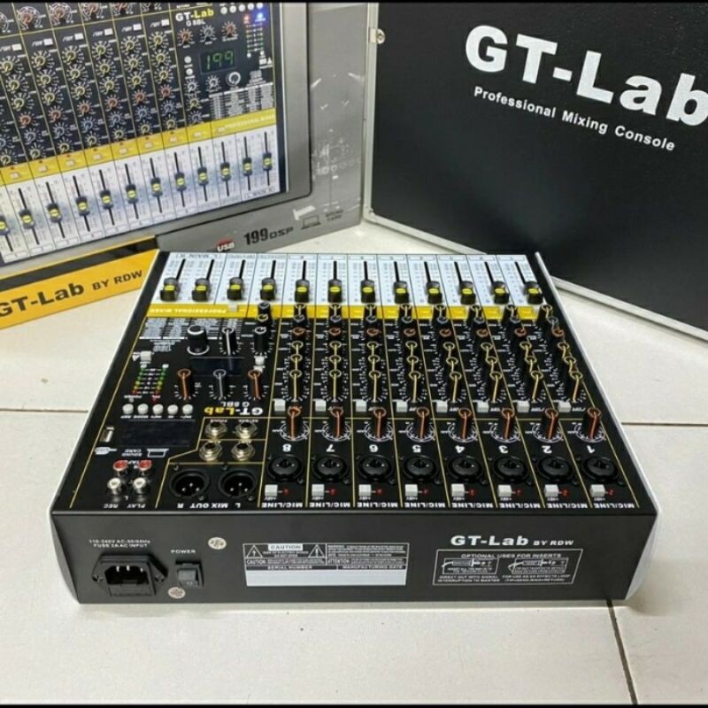 Mixer gt lab by rdw 8 channel G8BL hardcase original
