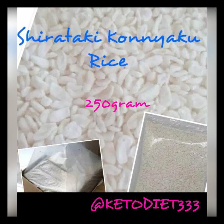 

LOW CARBS SHIRATAKI KONNYAKU RICE/ BERAS SHIRATAKI RENDAH KALORI 250GR BERKUALITAS