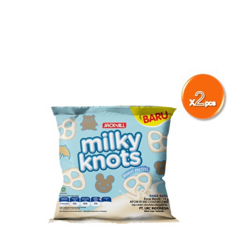 Knots Biskuit Milky 2 x 15 gr