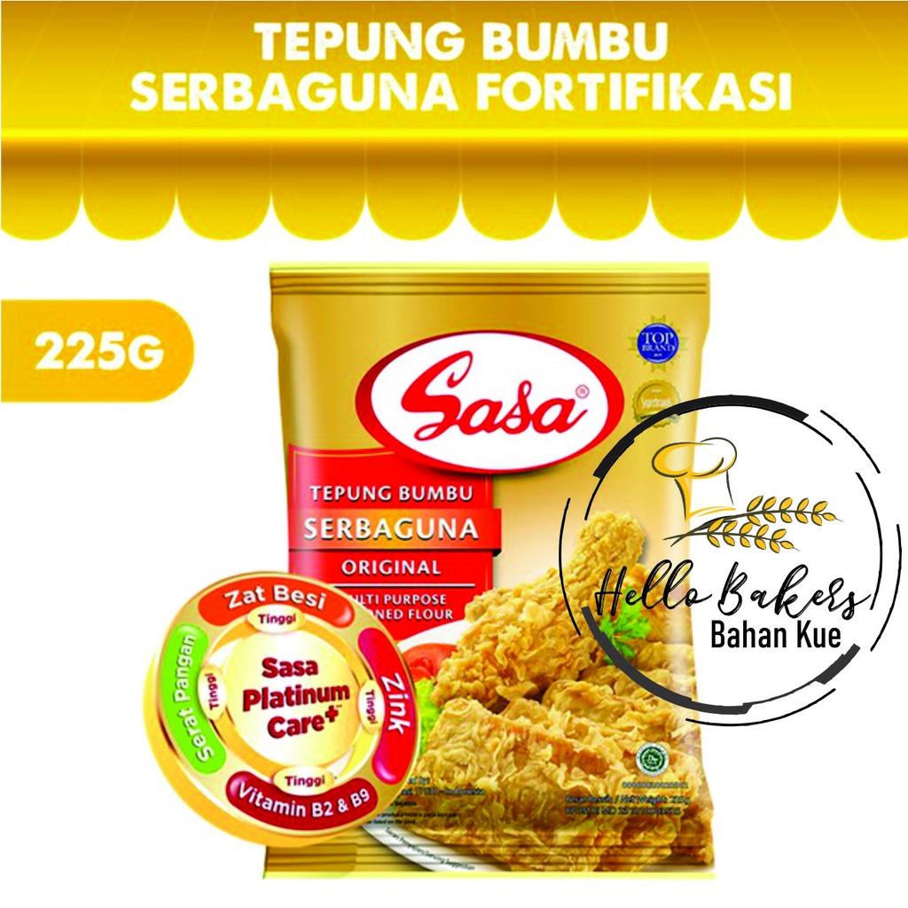 

TEPUNG BUMBU SERBAGUNA SASA ORIGINAL 225GR / TEPUNG SASA / BUMBU SASA