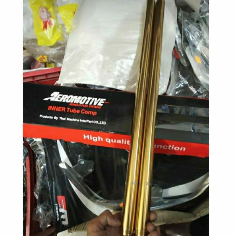 AS SHOCK depan satria fu Vixion ukuran 26-33 gold