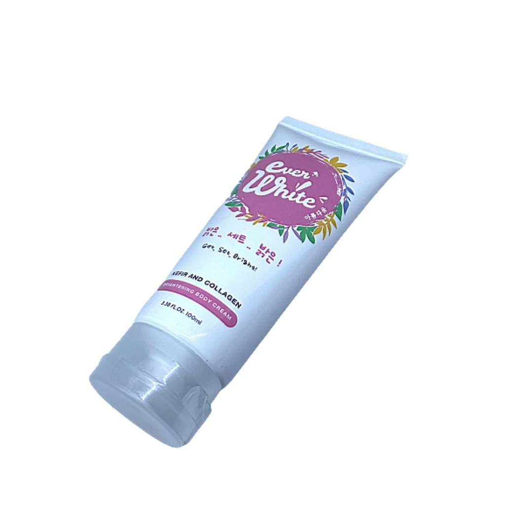 Everwhite Pink Brightening Body Cream / Ever White Krim Whitening Body Lotion Collagen Original BPOM