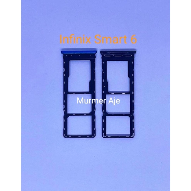 Sim card tray slot tempat kartu infinix smart 6 oem