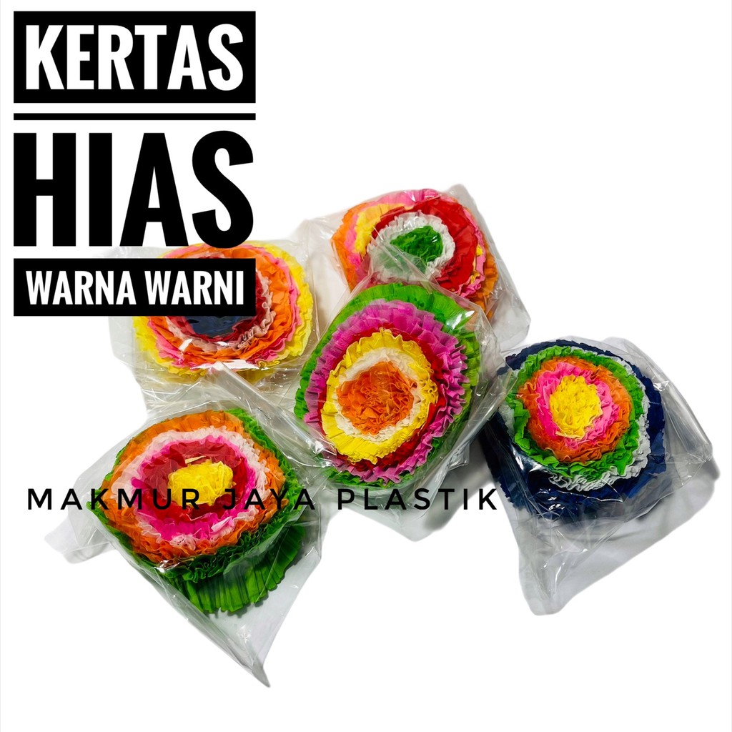 

[ KERTAS HIAS - 5 PC ] KERTAS KREP ULANG TAHUN WARNA WARNI