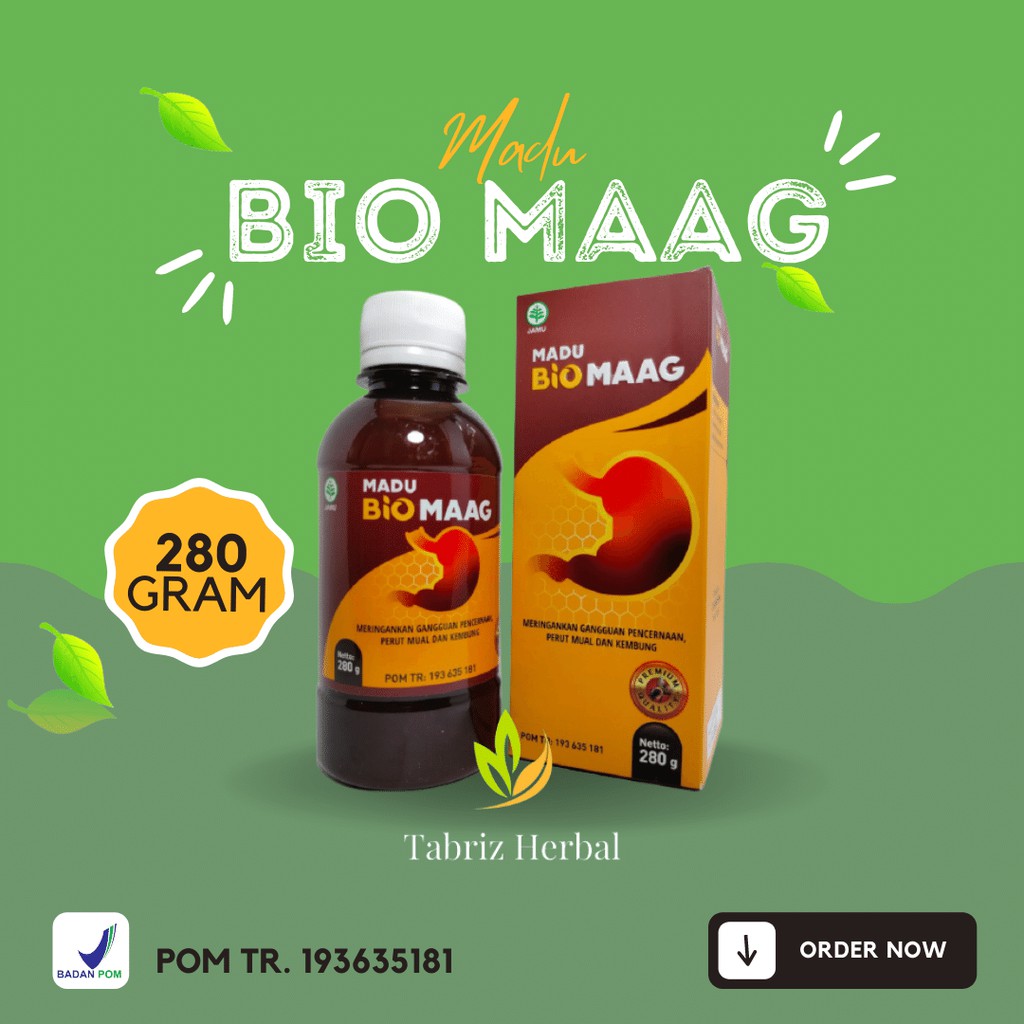 

Madu Bio Maag Obat Herbal Asam Lambung Maag Kronis Ampuh