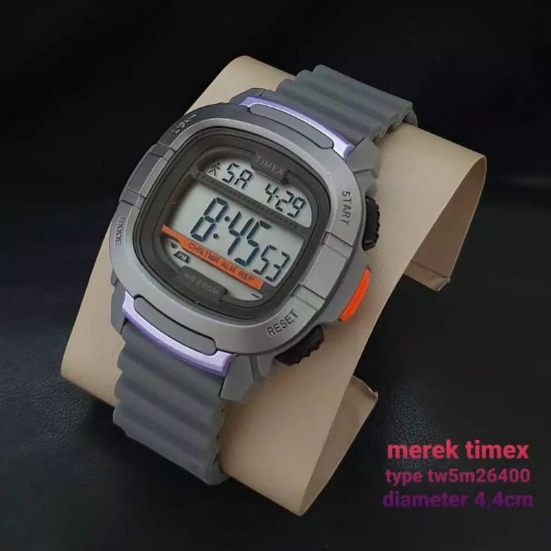 (Cod)Jam Tangan Pria Digital Timex Strap Rubber(Dikirim Jakarta)