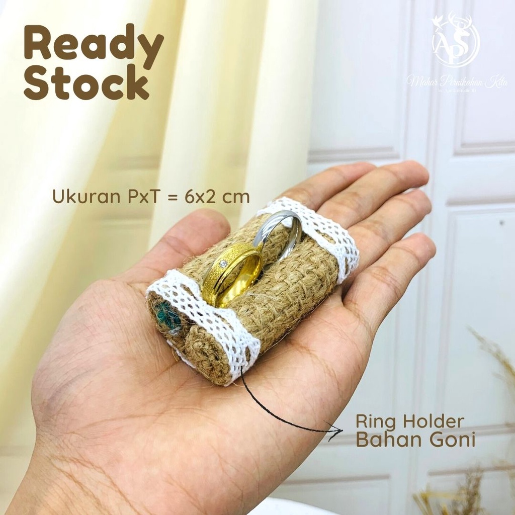 RING HOLDER GULUNG | RING STAND | TEMPAT CINCIN SMALL 6x2