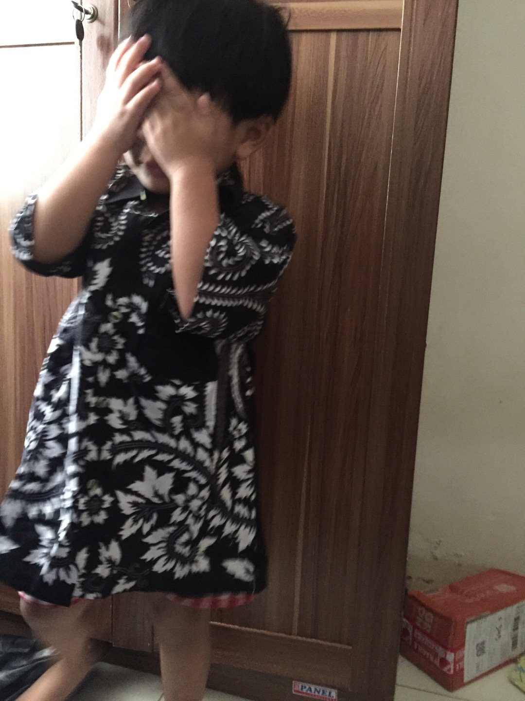 Batik Couple Keluarga Gamis Busui Batik Keluarga Seragam Motif Pari Ngadek Putih