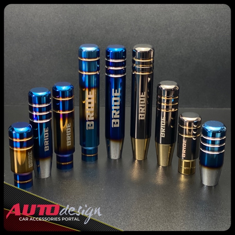 BRIDE Shift Knob Mobil Tuas Persneling Burn Tip Alumunium Universal
