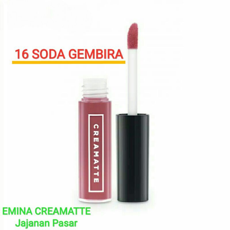 EMINA CREAMATTE JAJANAN PASAR LIPSTIK MATTE