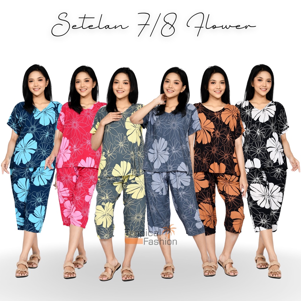 Setelan 7/8  Bahan Rayon Premium