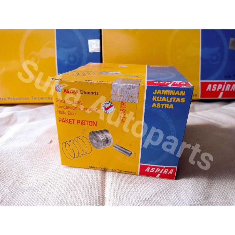 PAKET PISTON KIT SEHER &quot; MIO, FINO, SOUL &quot; SIZE 1.00 ASPIRA ASTRA