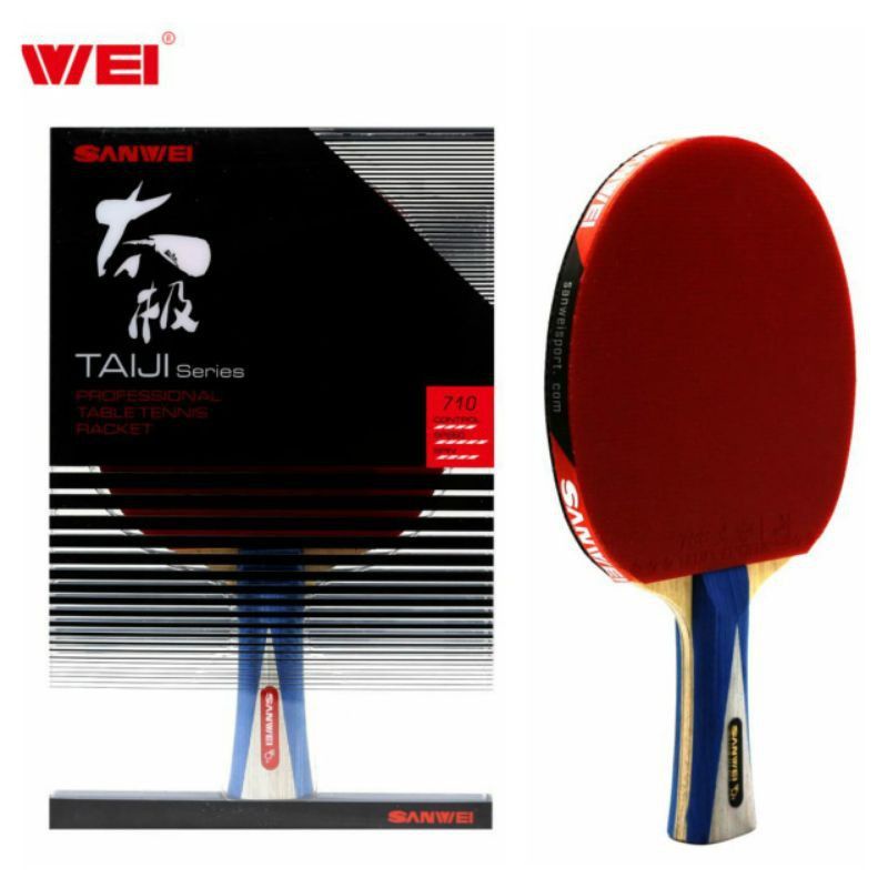 Bet / Bat / Bad / Blade / Raket Pingpong / Pimpong / Tenis Meja SANWEI 710 Carbon ORIGINAL