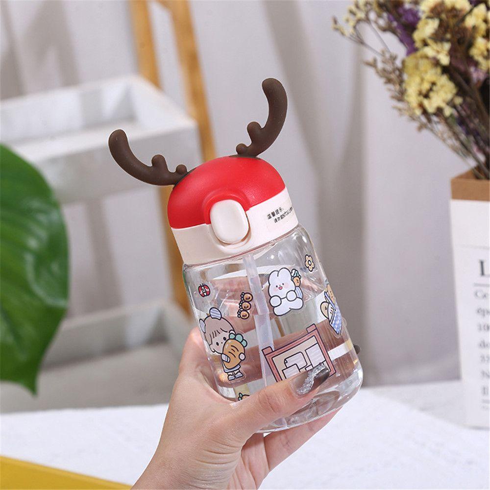 Solighter Botol Air Minum Olahraga 400ML Portable Cartoon Water Cup