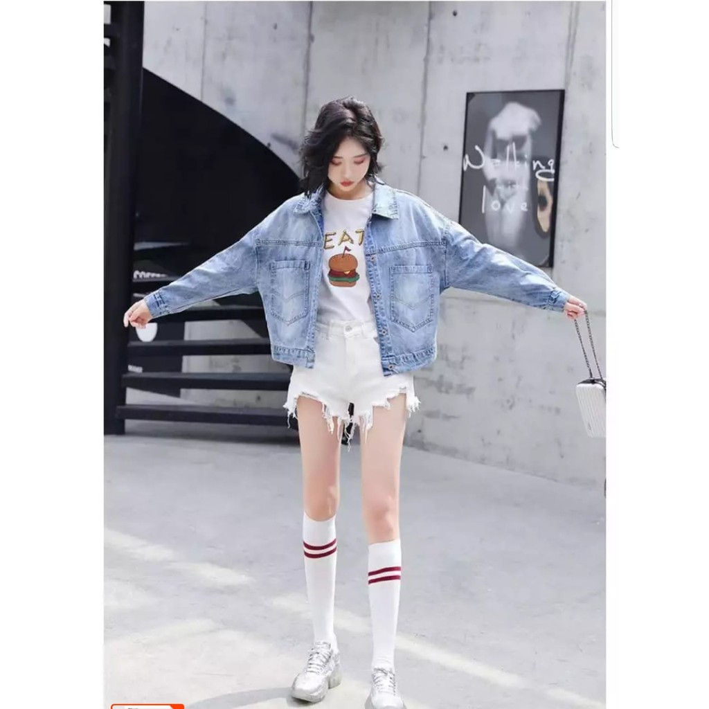 JAKET JEANS CROP GIRLS REPUBLIC-2