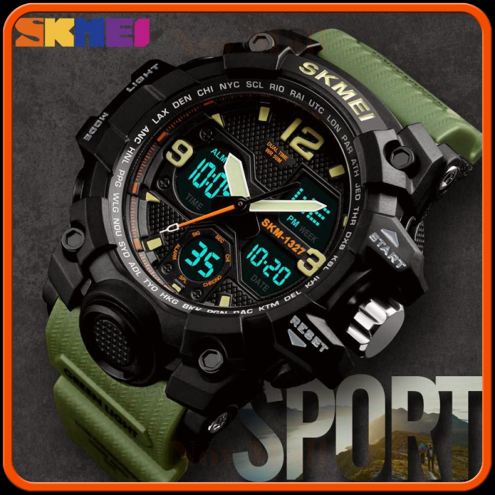 SKMEI Jam Tangan Digital Analog Pria - 1327