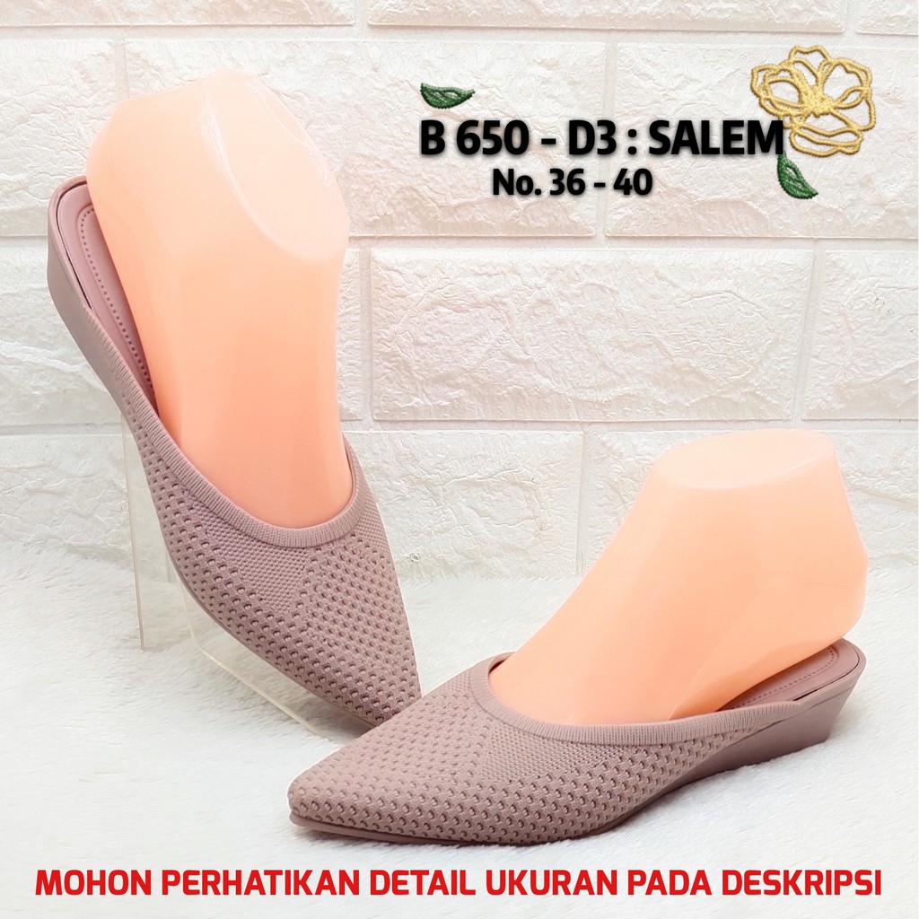 SENDAL WANITA BALANCE B650 D3 ORIGINAL WEDGES SLOP LANCIP JELLY LENTUR PROMO IMPORT