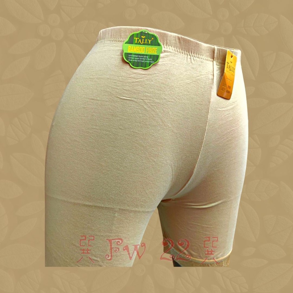 Celana Pendek Dalaman Wanita Jumbo Tally 8299 berbahan Katun dan Nylon Lentur Berukuran Jumbo