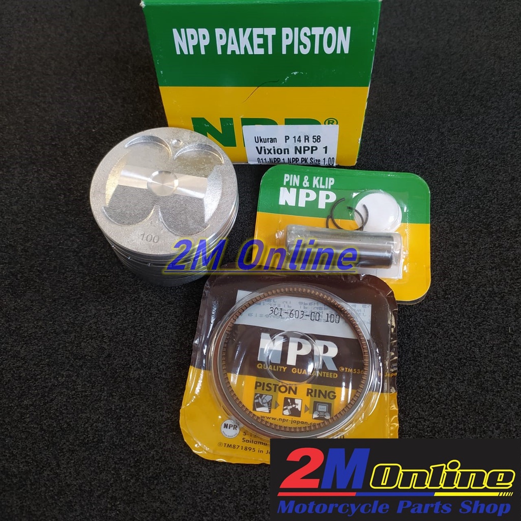 Mdr Piston Kit Modif Vixion Dim 58 Pen 14 NPP1 OS 100 Merk NPP NPR